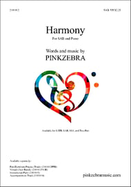 Harmony SAB choral sheet music cover Thumbnail